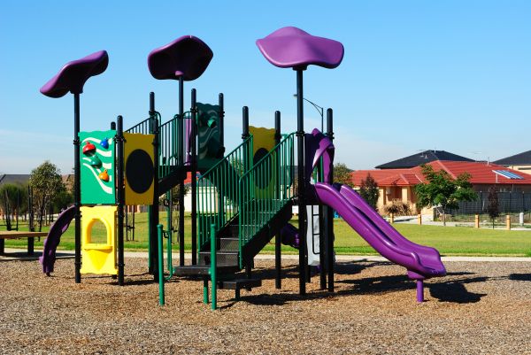 Playground Mulch Removal in San Rafael