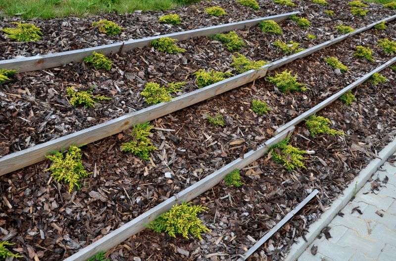 Cedar Mulch Installation